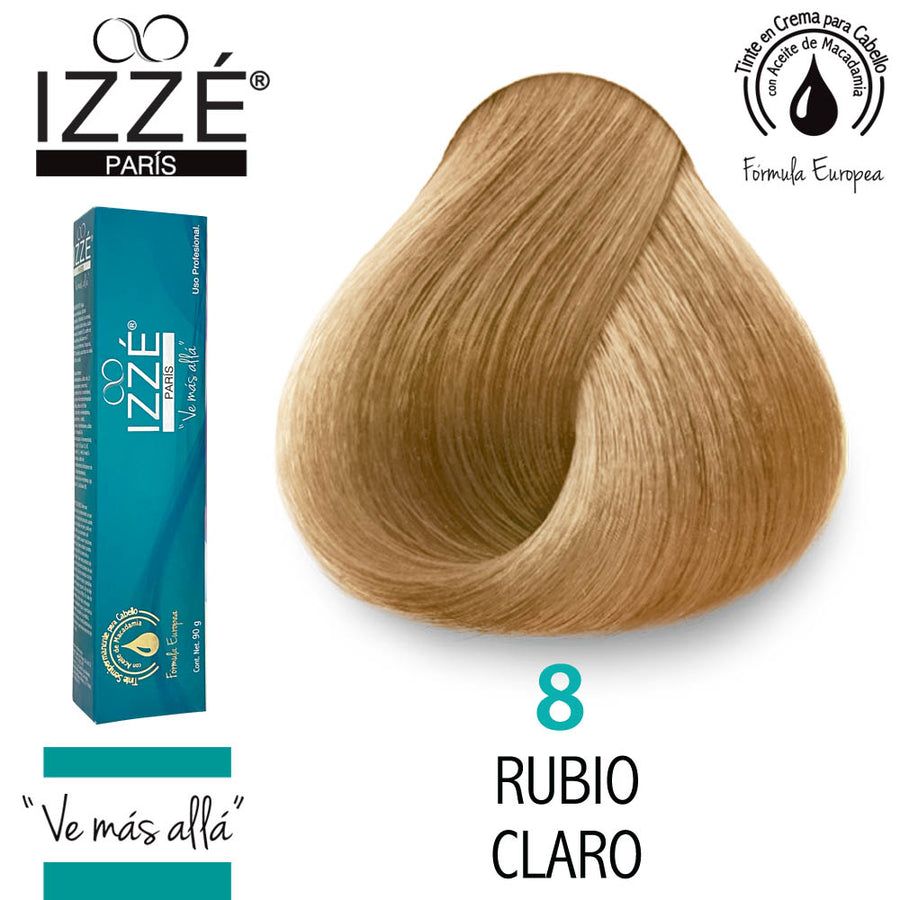 IZZÉ TINTE GZ8 RUBIO CLARO 90GR