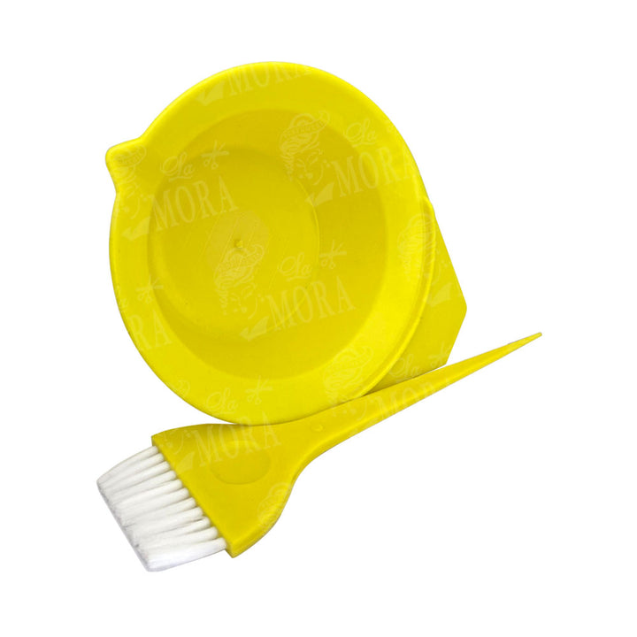 POMANIA VASIJA Y BROCHA ESPAÑOLA OFERTA EUROPEA PARA APLICACIÓN DE TINTE