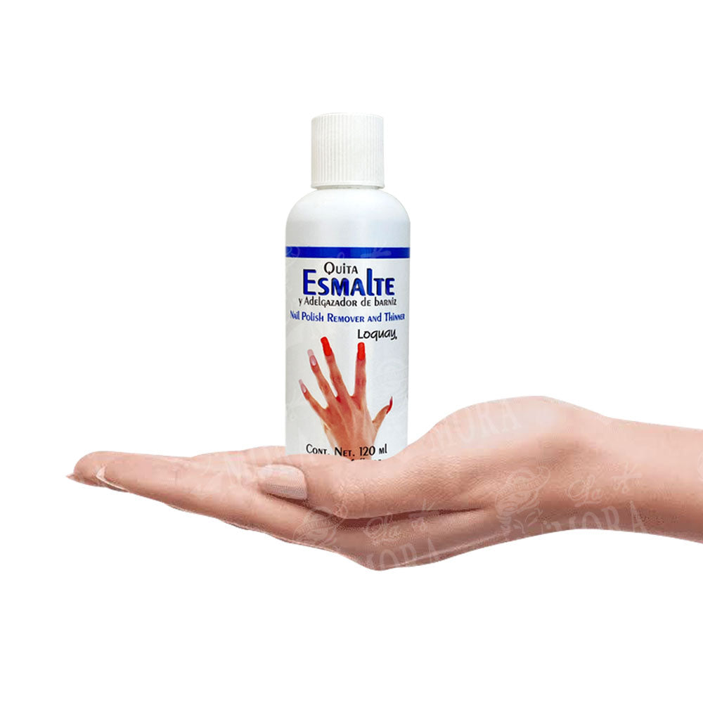 LOQUAY QUITA ESMALTE Y ADELGAZADOR DE BARNIZ 110 ML
