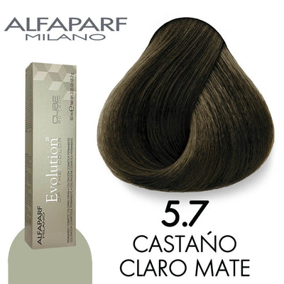 ALFAPARF TINTE 5.7 CASTAÑO CLARO MATE 58.2 GR