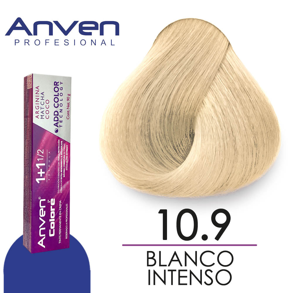 ANVEN TINTE A10.9 BLANCO INTENSO 90GR