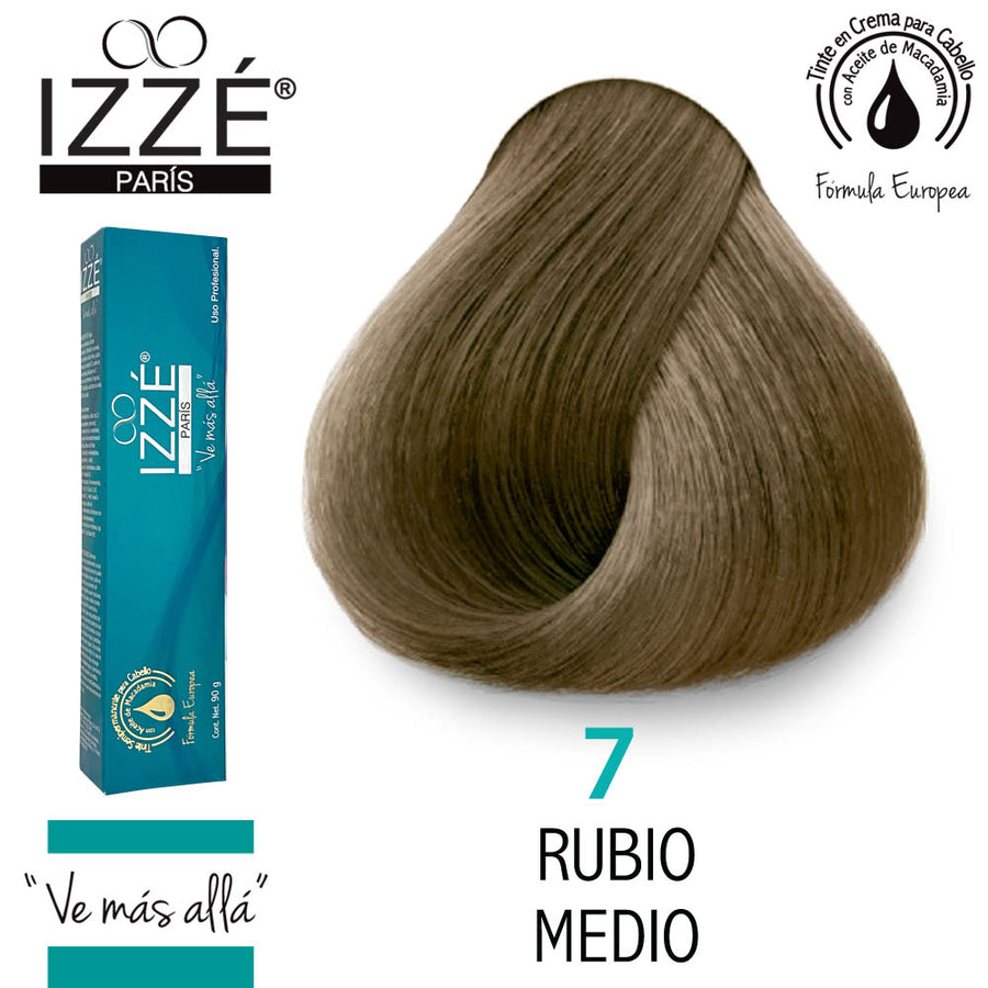 IZZÉ TINTE GZ7 RUBIO MEDIO 90GR