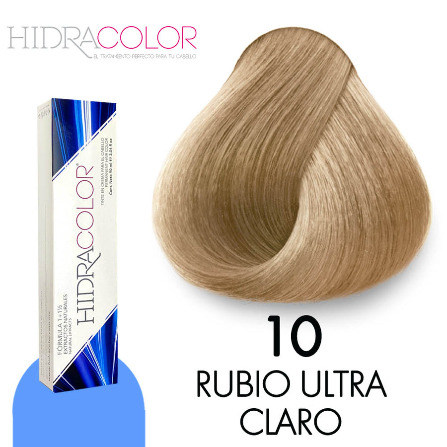 HIDRACOLOR TINTE H10 RUBIO ULTRA CLARO 90 ML
