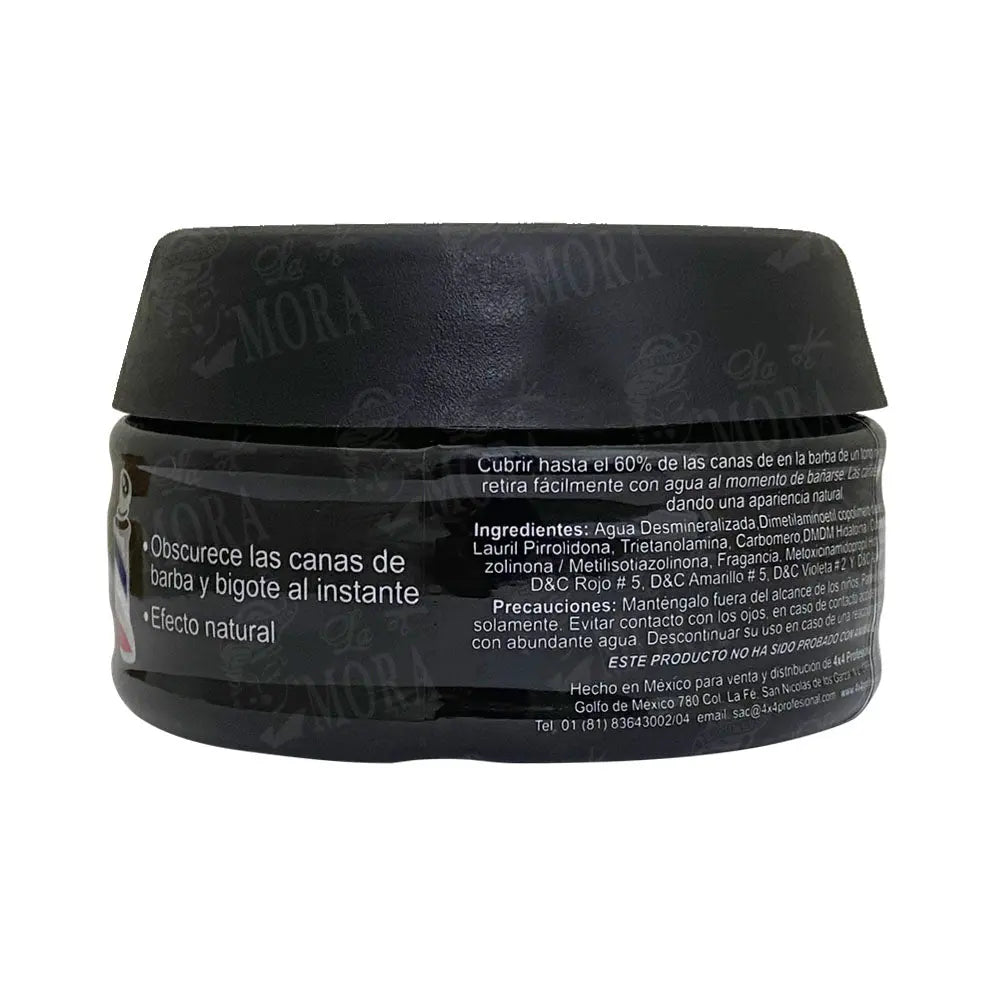 4 X 4 BALSAMO CUBRE CANAS PARA BIGOTE Y BARBA 100GR Perfumería la Mora