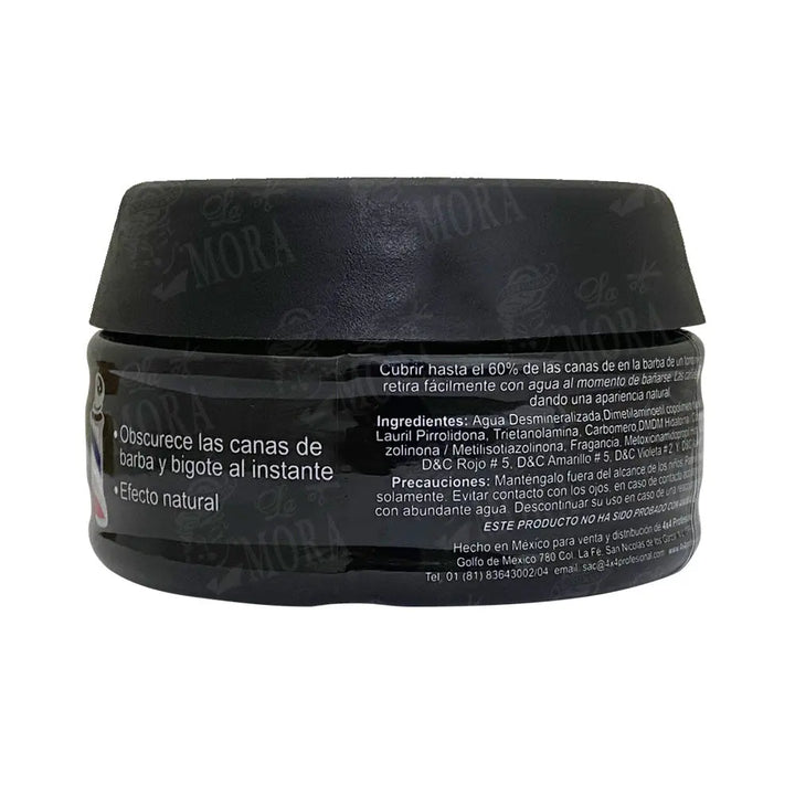 4 X 4 BALSAMO CUBRE CANAS PARA BIGOTE Y BARBA 100GR Perfumería la Mora