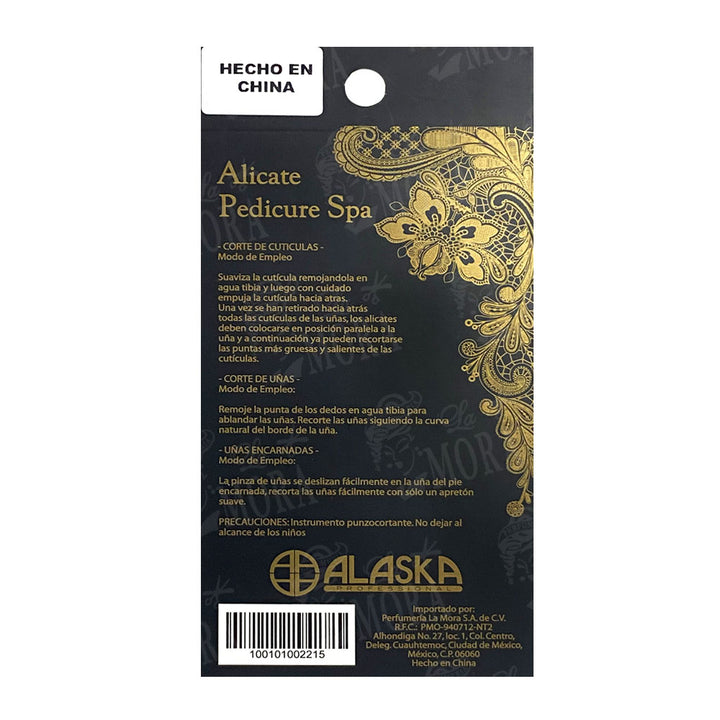 ALICATE PARA PEDICURE SPA ALASKA