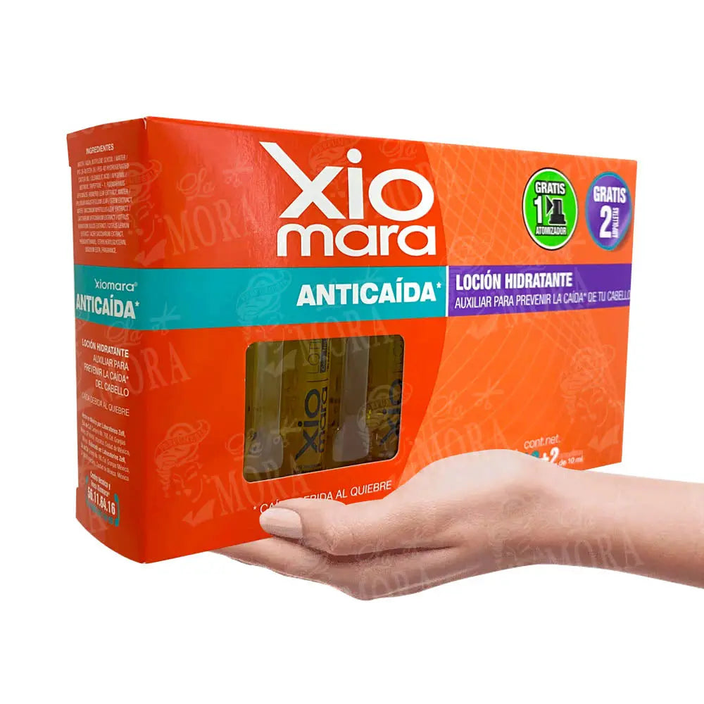 AMPOLLETAS ANTICAÍDA XIOMARA 12 PZ Perfumería la Mora