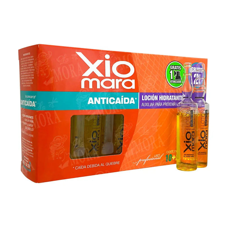 AMPOLLETAS ANTICAÍDA XIOMARA 12 PZ Perfumería la Mora