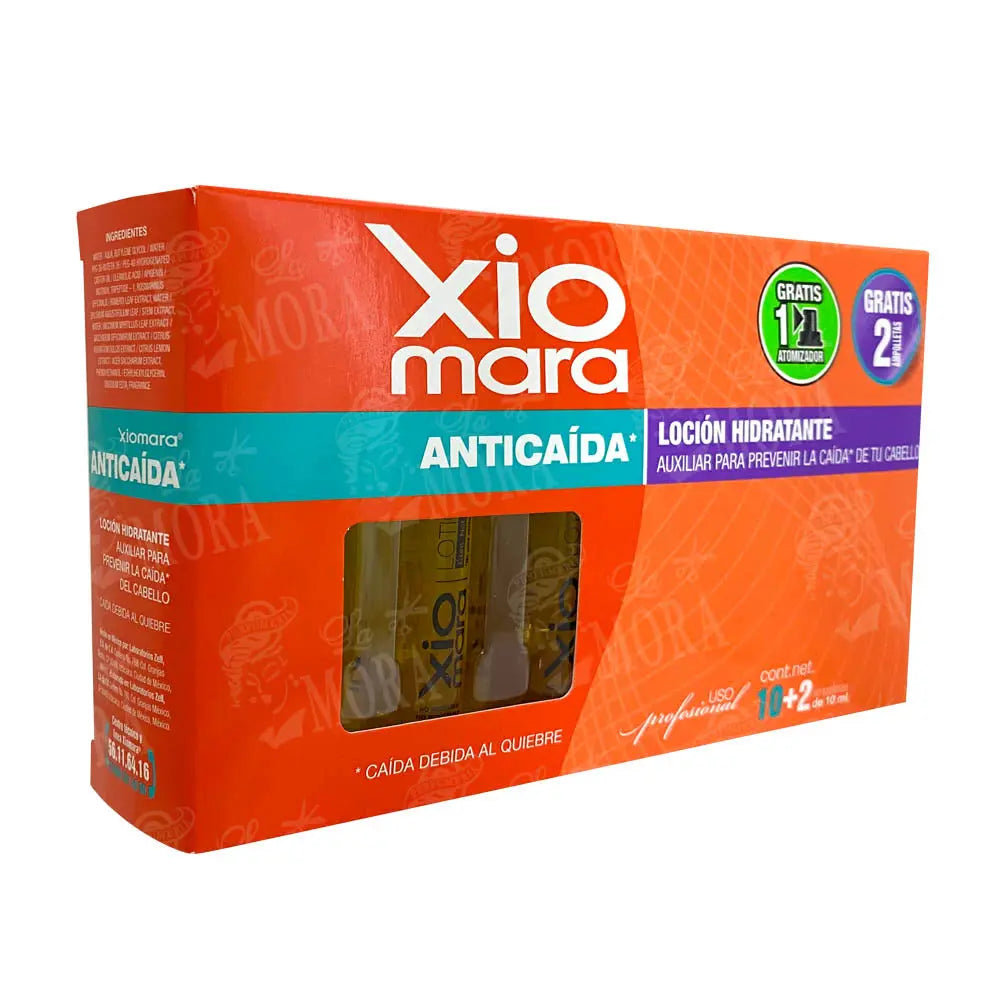 AMPOLLETAS ANTICAÍDA XIOMARA 12 PZ Perfumería la Mora