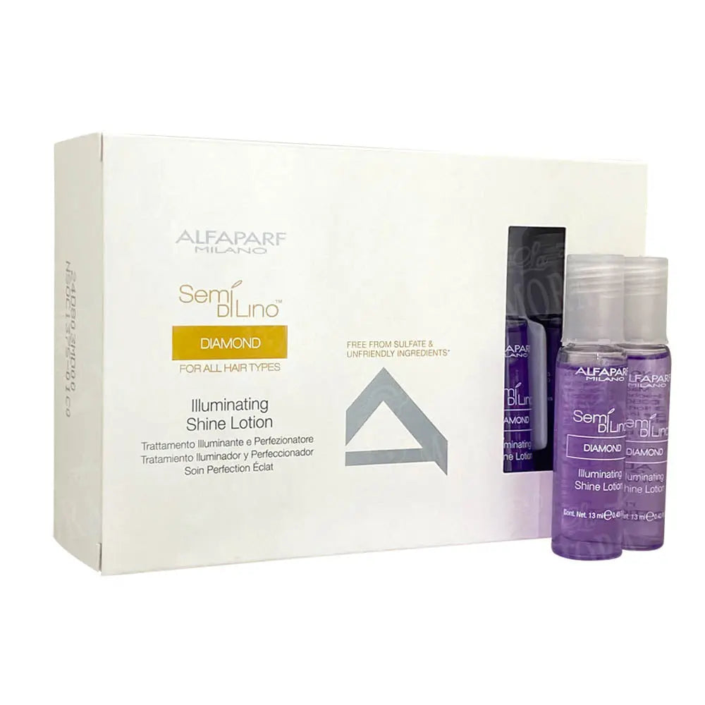 Ampolleta Alfaparf White Diamond Semi Di Lino Rosa 120Ml Perfumería la Mora