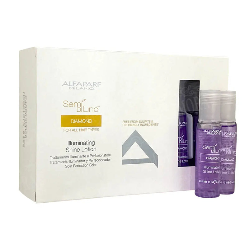 Ampolleta Alfaparf White Diamond Semi Di Lino Rosa 120Ml Perfumería la Mora