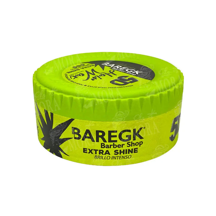 BAREGK 5D CERA PARA PEINAR EXTRA SHINE VERDE 150 ML 5 OZ Perfumería la Mora