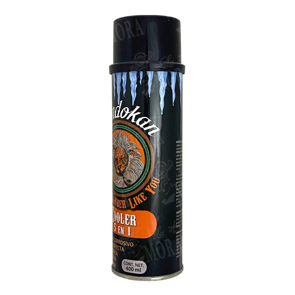 COOLER 5 EN 1 ENFRIADOR PARA CUALQUIER TIPO DE MAQUINA PARA CORTAR CABELLO ZANDOKAN 400 ML Perfumería la Mora