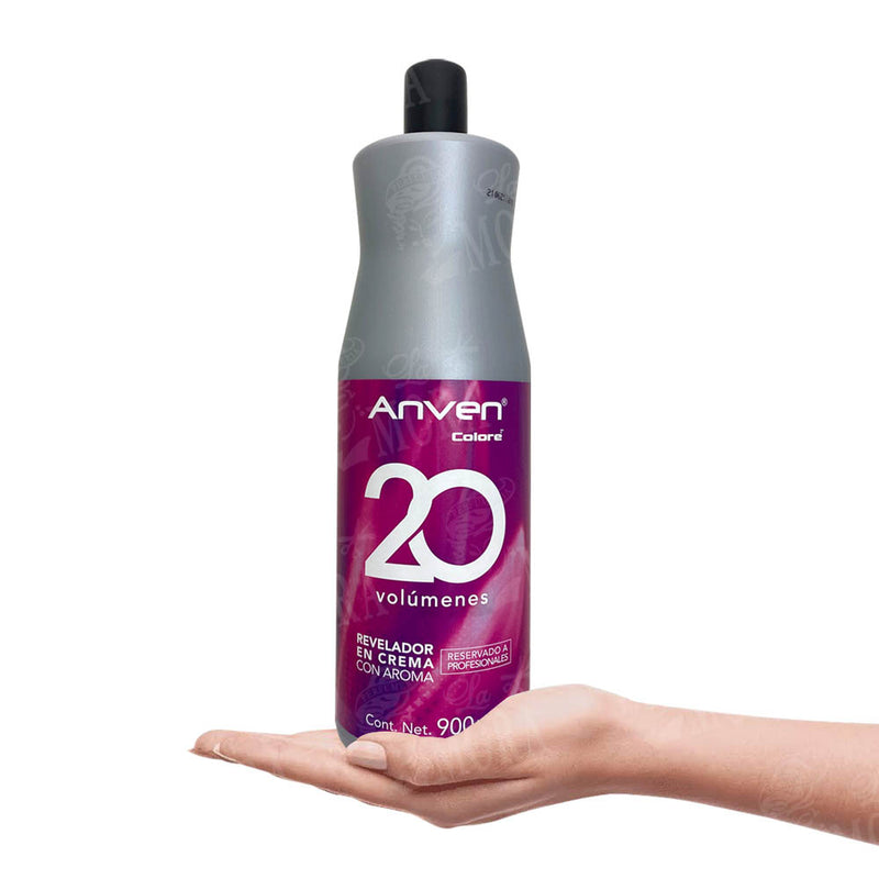 ANVEN CREMA REVELADORA PERÓXIDO20 VOL. 900 ML