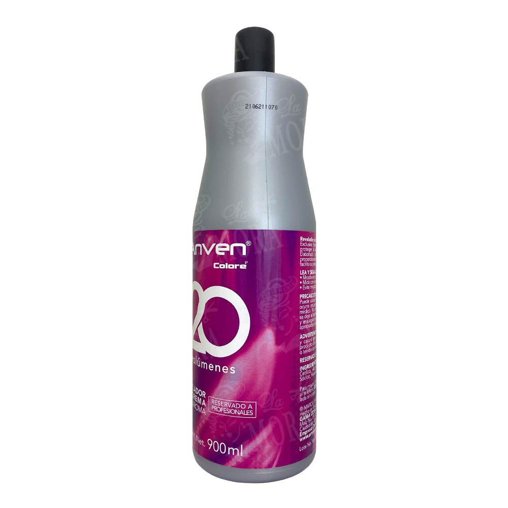 ANVEN CREMA REVELADORA PERÓXIDO20 VOL. 900 ML