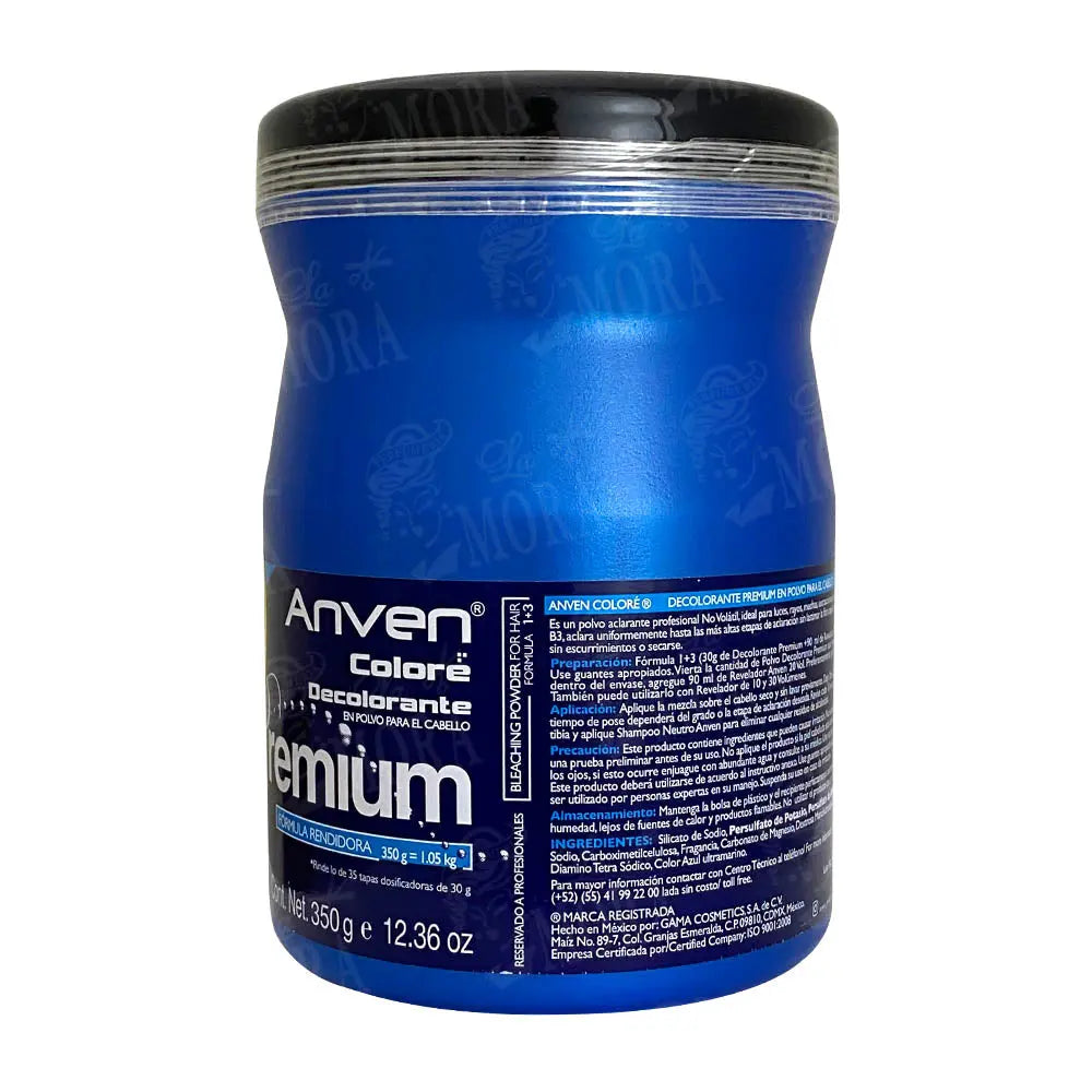 DECOLORANTE PREMIUM ANVEN 350GR Perfumería la Mora
