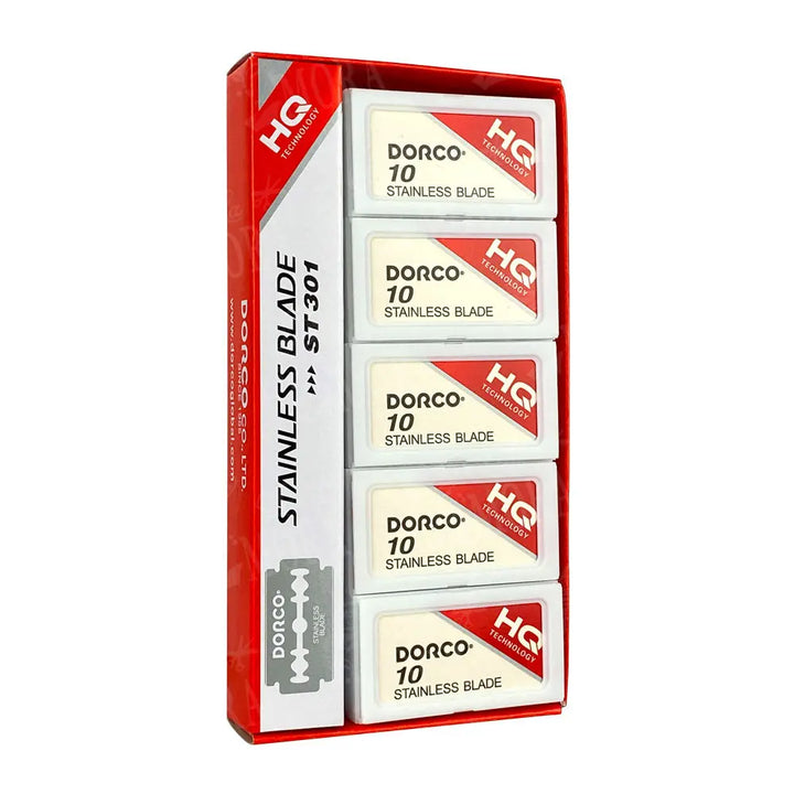 DORCO NAVAJA DOBLE FILO ROJA Perfumería la Mora