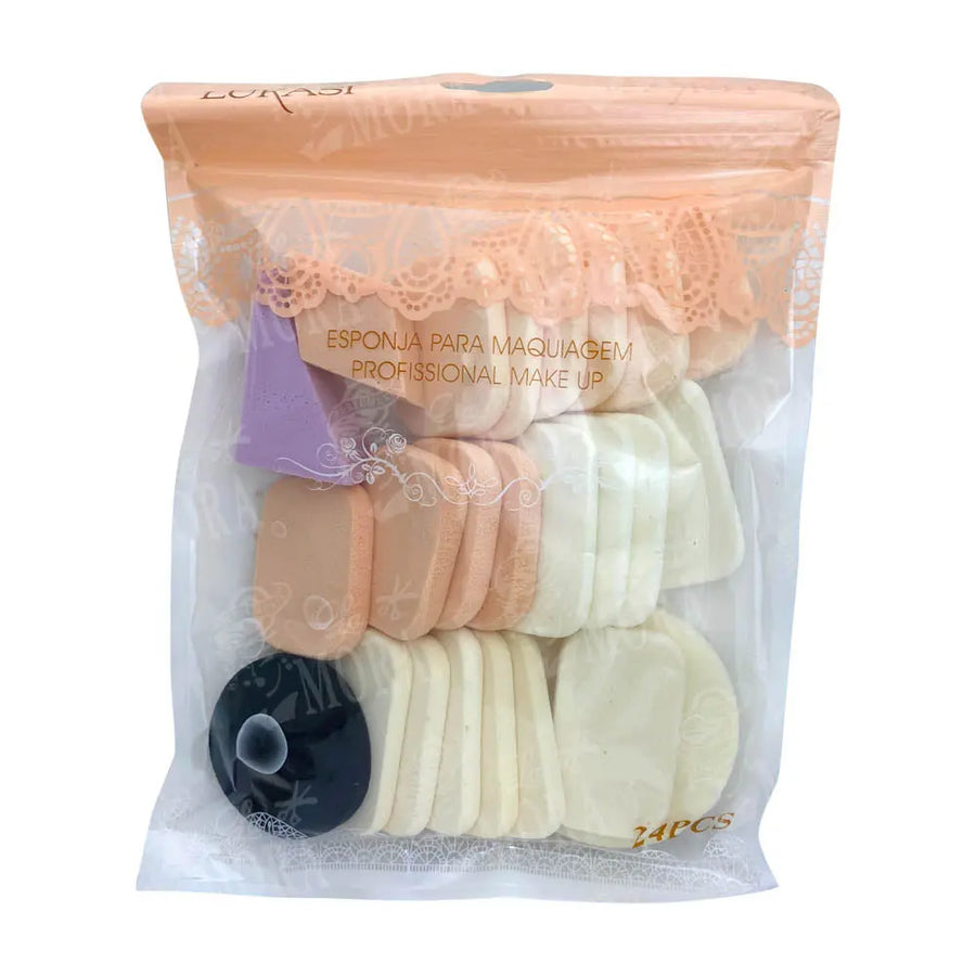 ESPONJA KIQUE PARA MAQUILLAJE 20 PZS MOD: OM-0041 Perfumería la Mora