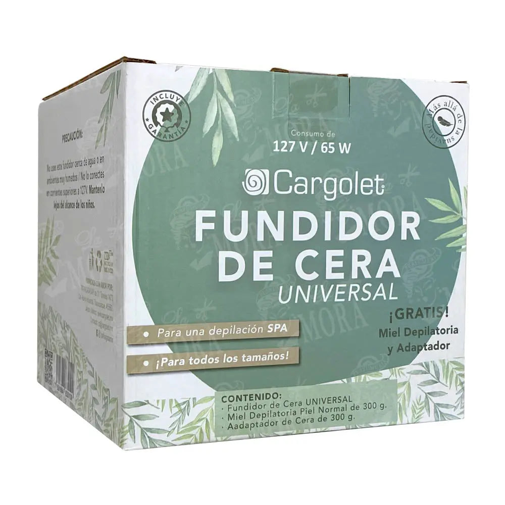 FUNDIDOR DE CERA PARA DEPILAR UNIVERSAL CARGOLET Perfumería la Mora