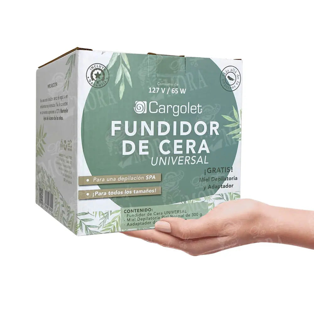 FUNDIDOR DE CERA PARA DEPILAR UNIVERSAL CARGOLET Perfumería la Mora