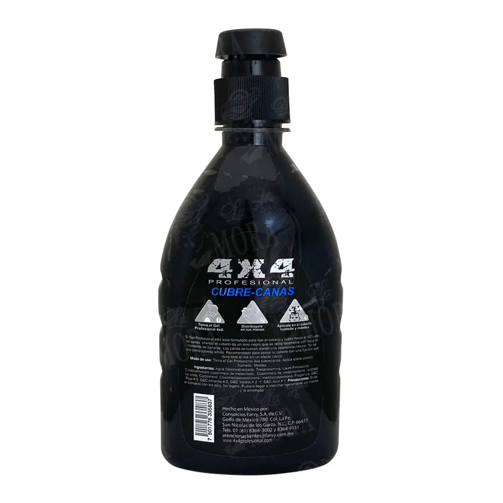 GEL CUBRE CANAS 4 X 4 315 GR Perfumería la Mora