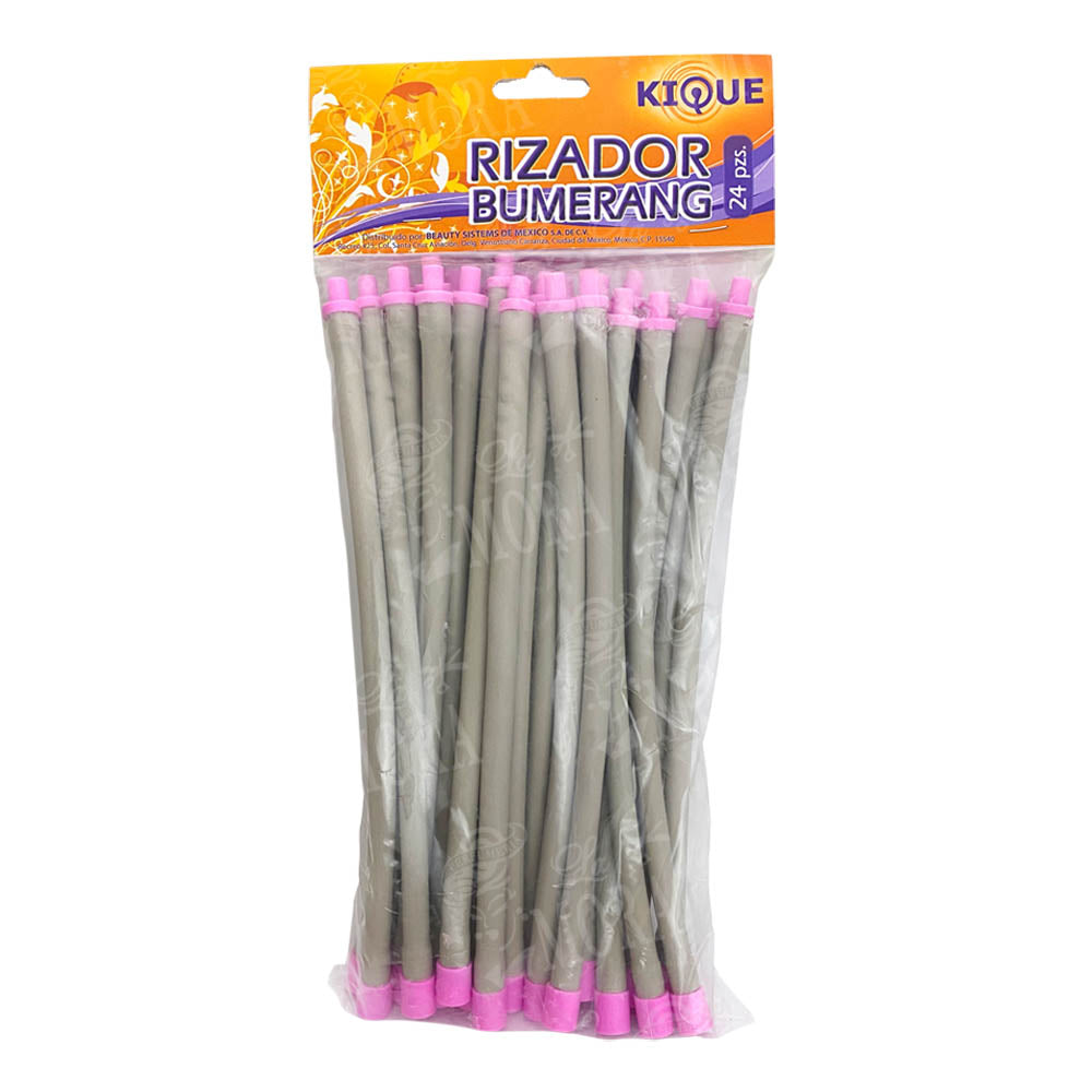 RIZADOR BOOMERANG KIQUE ROSA MEDIANO 24 PZAS