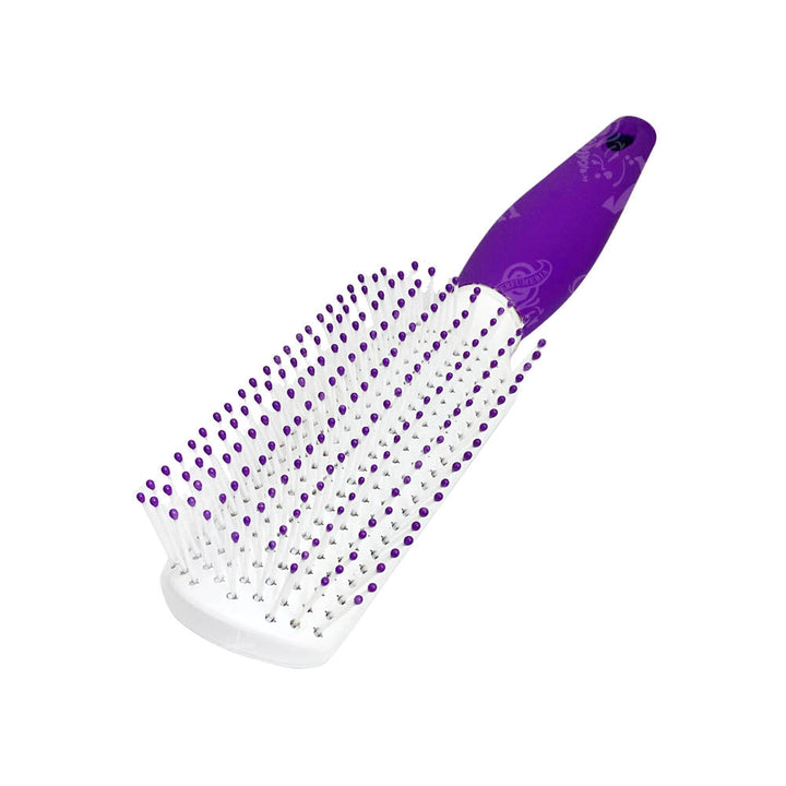 CEPILLO KIQUE PARA CABELLO 240 MANGO DE GOMA MORADO MOD: KQ-0042