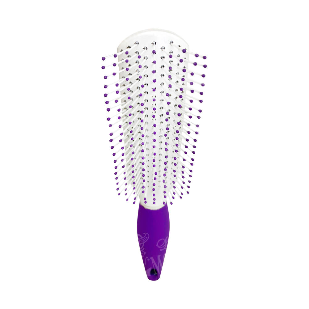 CEPILLO KIQUE PARA CABELLO 240 MANGO DE GOMA MORADO MOD: KQ-0042