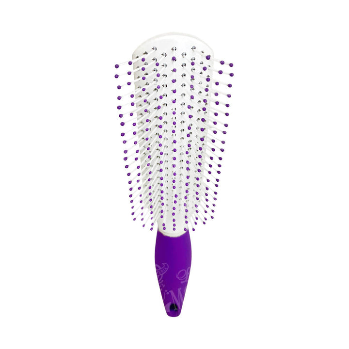 CEPILLO KIQUE PARA CABELLO 240 MANGO DE GOMA MORADO MOD: KQ-0042