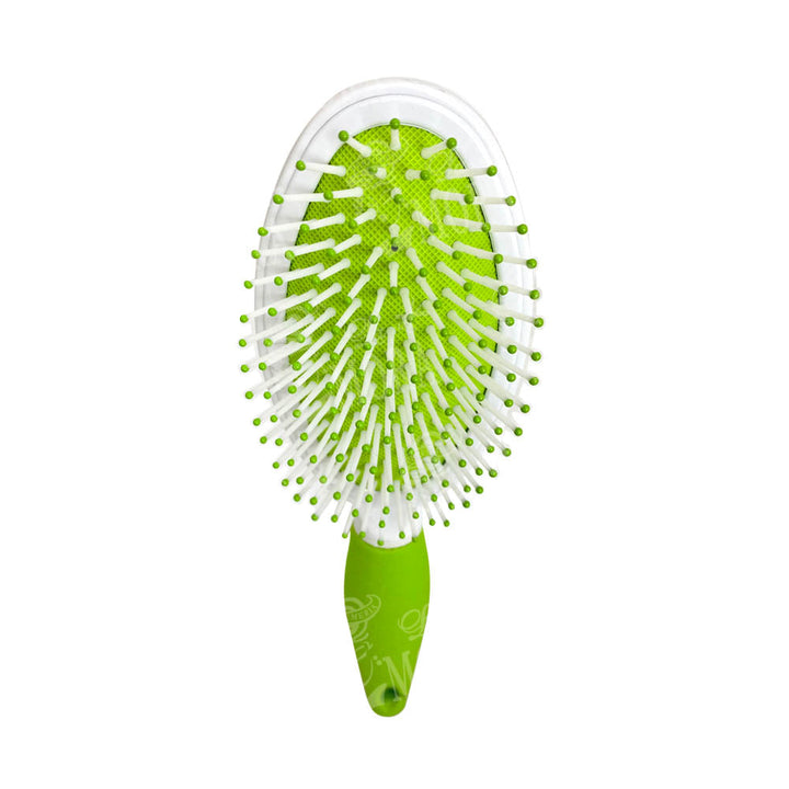 CEPILLO KIQUE PARA CABELLO 240 MANGO DE GOMA VERDE MOD: KQ-0044