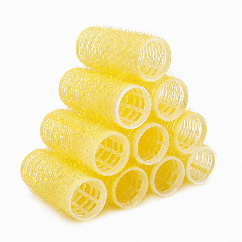 KIQUE TUBO DE VELCRO CONTACTEL PROFESIONAL AMARILLO MOD KQ-01-0082