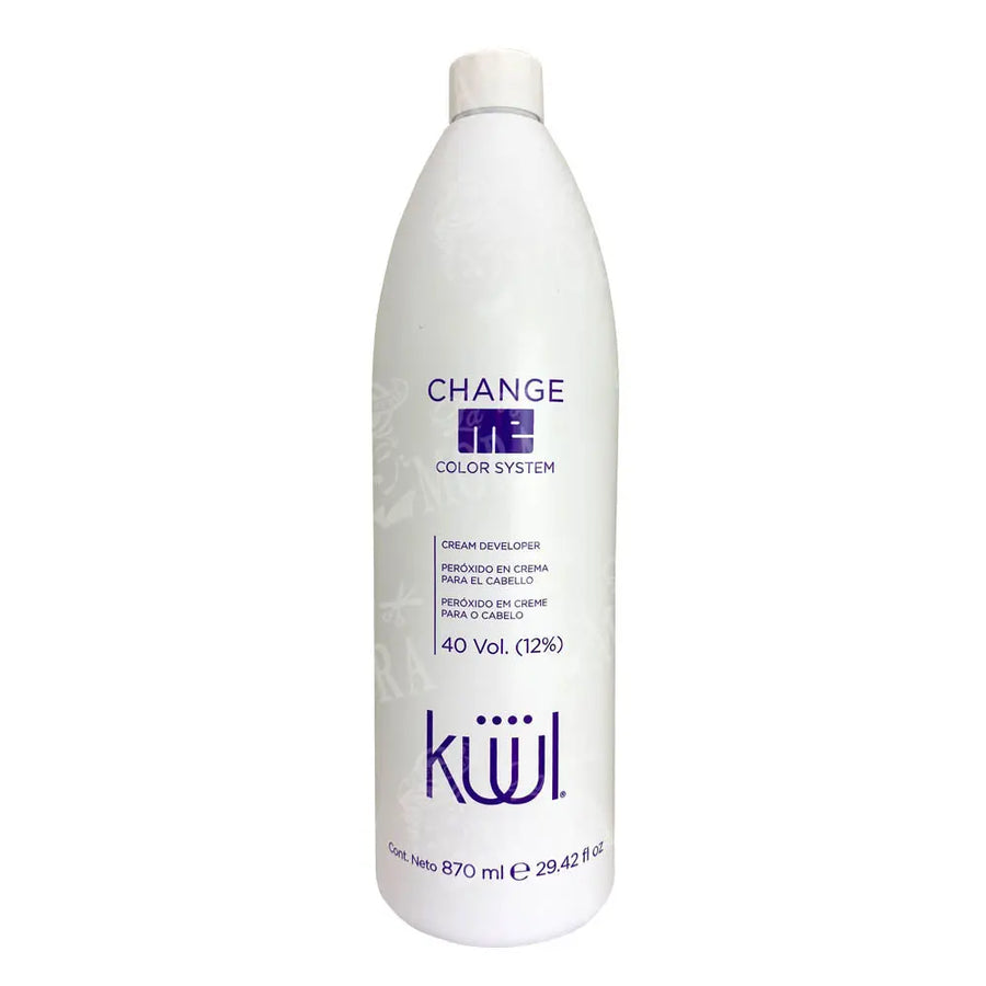 KUUL CHANGE ME COLOR SYSTEM PERÓXIDO 40 VOL 870 ML Perfumería la Mora