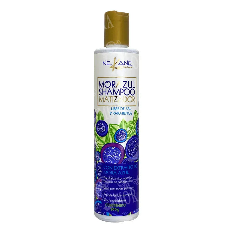 NEKANE MORA AZUL SHAMPOO MATIZADOR 300GR Perfumería la Mora