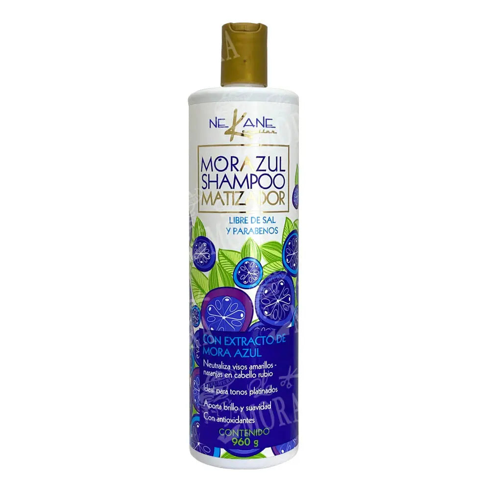 NEKANE MORA AZUL SHAMPOO MATIZADOR 960GR Perfumería la Mora