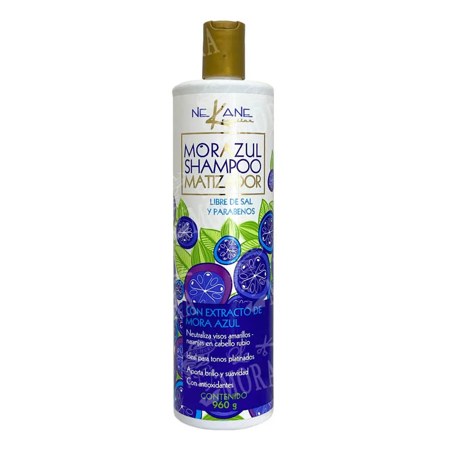 NEKANE MORA AZUL SHAMPOO MATIZADOR 960GR Perfumería la Mora