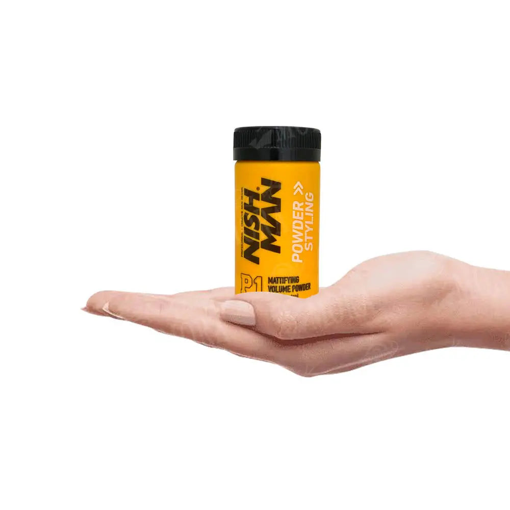 NISH MAN POLVO VOLUMINIZADOR MATIFICANTE 20 GR Perfumería la Mora