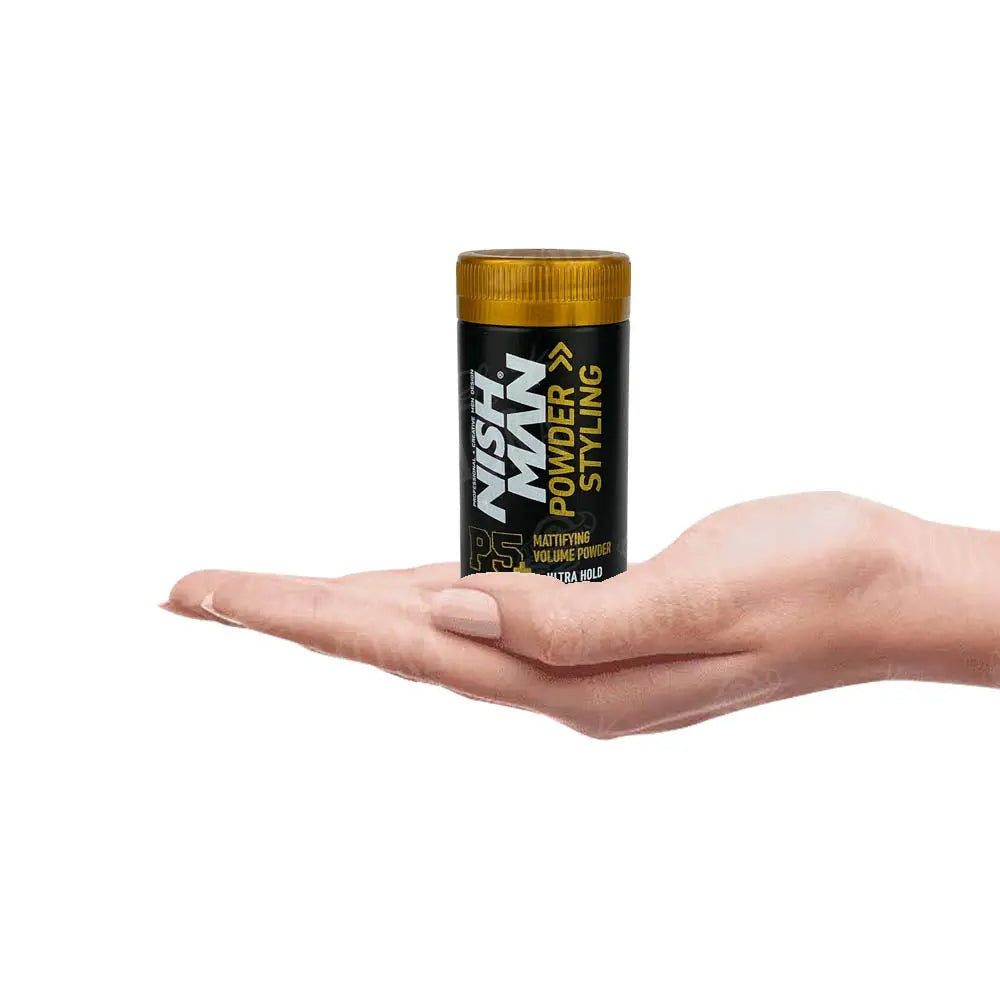 NISH MAN POLVO VOLUMINIZADOR ULTRA HOLD 20 GR Perfumería la Mora