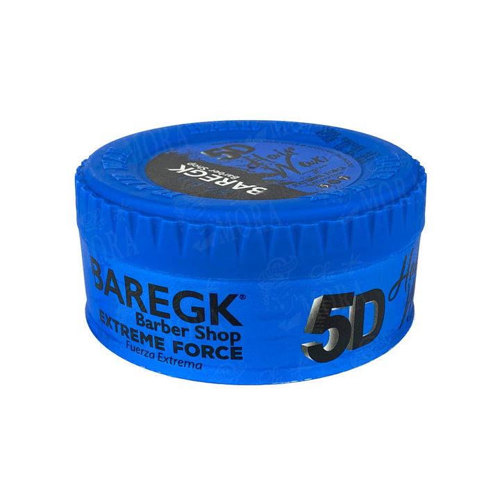 BAREGK 5D CERA PARA PEINAR FUERZA EXTREMA AZUL 150 ML 5 OZ
