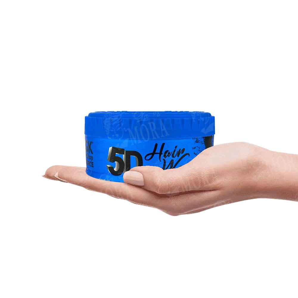 BAREGK 5D CERA PARA PEINAR FUERZA EXTREMA AZUL 150 ML 5 OZ