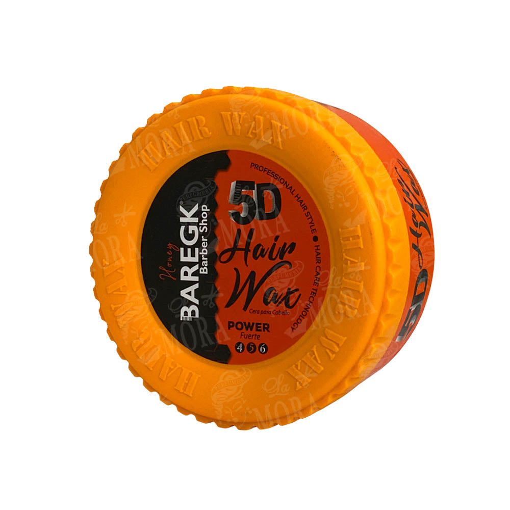 BAREGK 5D  CERA PARA PEINAR FUERTE NARANJA 150 ML