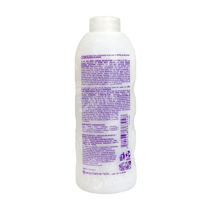 PERÓXIDO KUUL 30 VOL 135 ML Perfumería la Mora