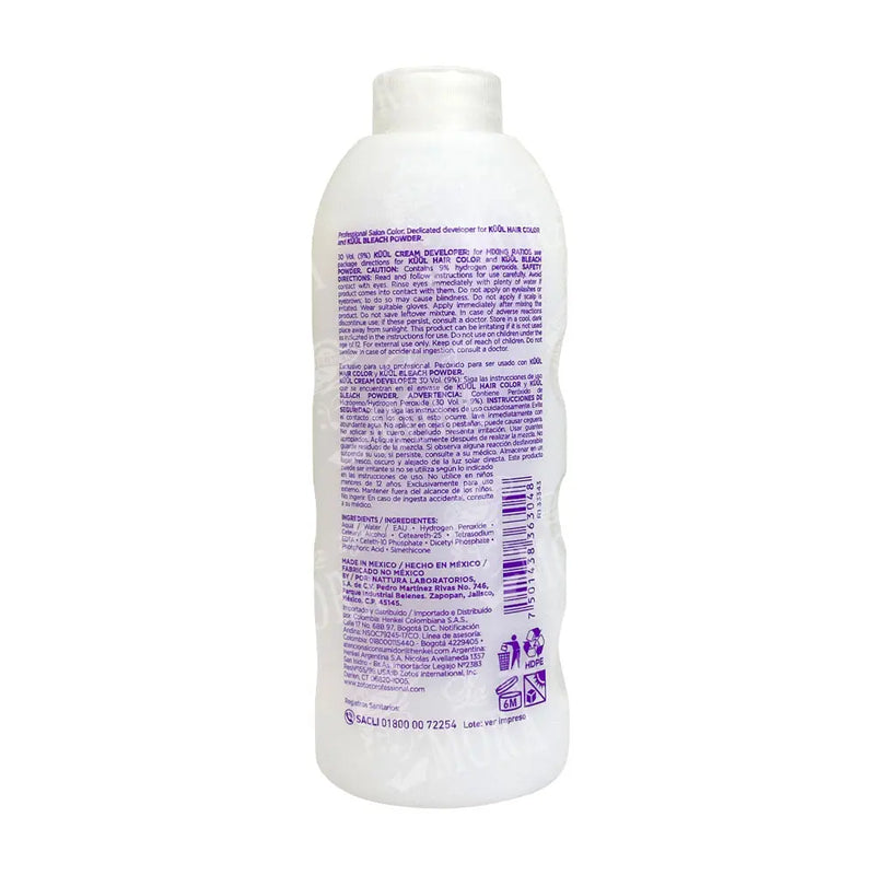 PERÓXIDO KUUL 30 VOL 135 ML Perfumería la Mora
