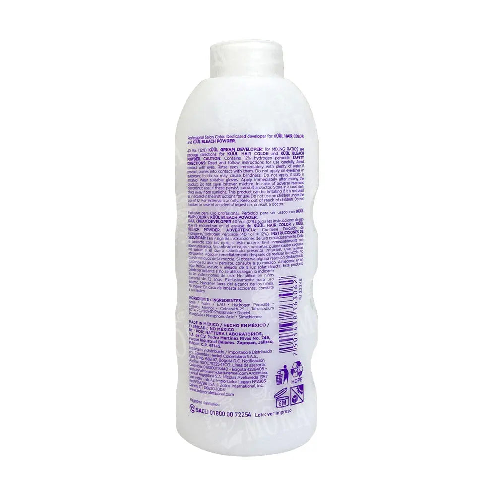 PERÓXIDO KUUL 40 VOL 135 ML Perfumería la Mora