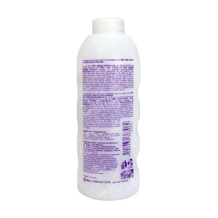 PERÓXIDO KUUL 40 VOL 135 ML Perfumería la Mora