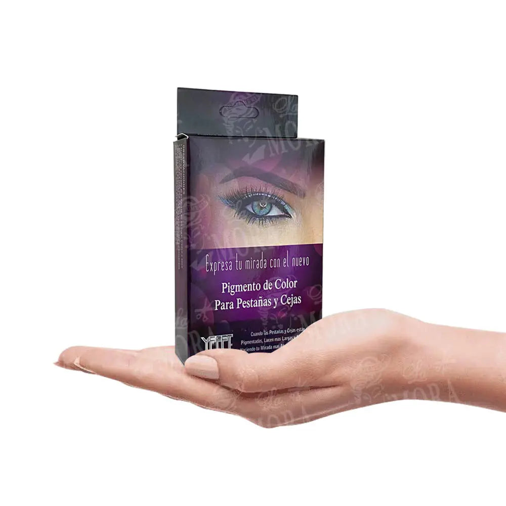 PIGMENTO DE COLOR PARA PESTAÑAS Y CEJAS YEFET Perfumería la Mora