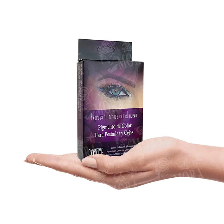 PIGMENTO DE COLOR PARA PESTAÑAS Y CEJAS YEFET Perfumería la Mora