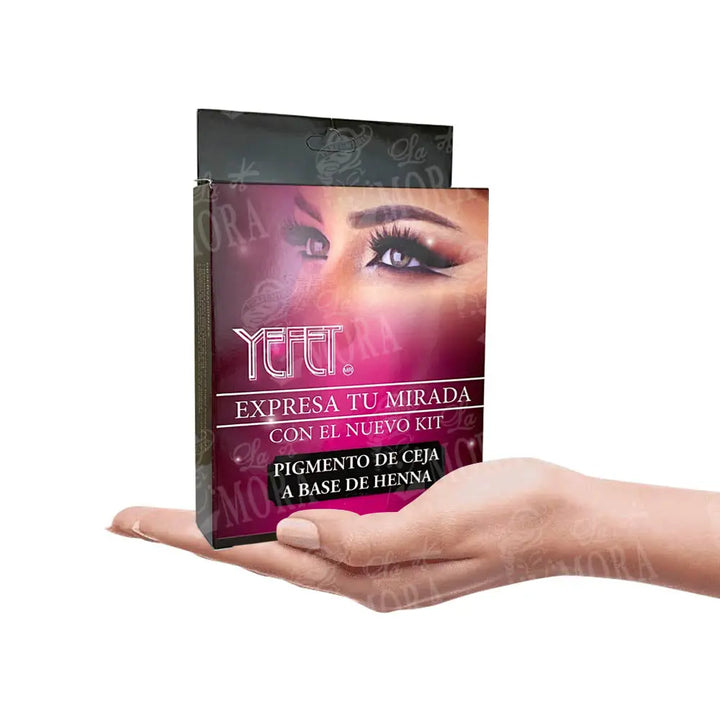 PIGMENTO PARA CEJAS YEFET A BASE DE HENNA Perfumería la Mora