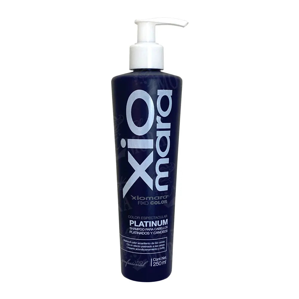 SHAMPOO XIOMARA PLATINUM PARA MATIZAR CANAS 250 ML Perfumería la Mora