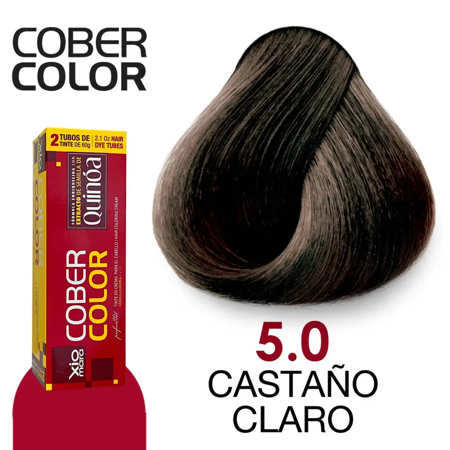 TINTE XIOMARA CC5.0 CASTAÑO CLARO 120GR Perfumería la Mora