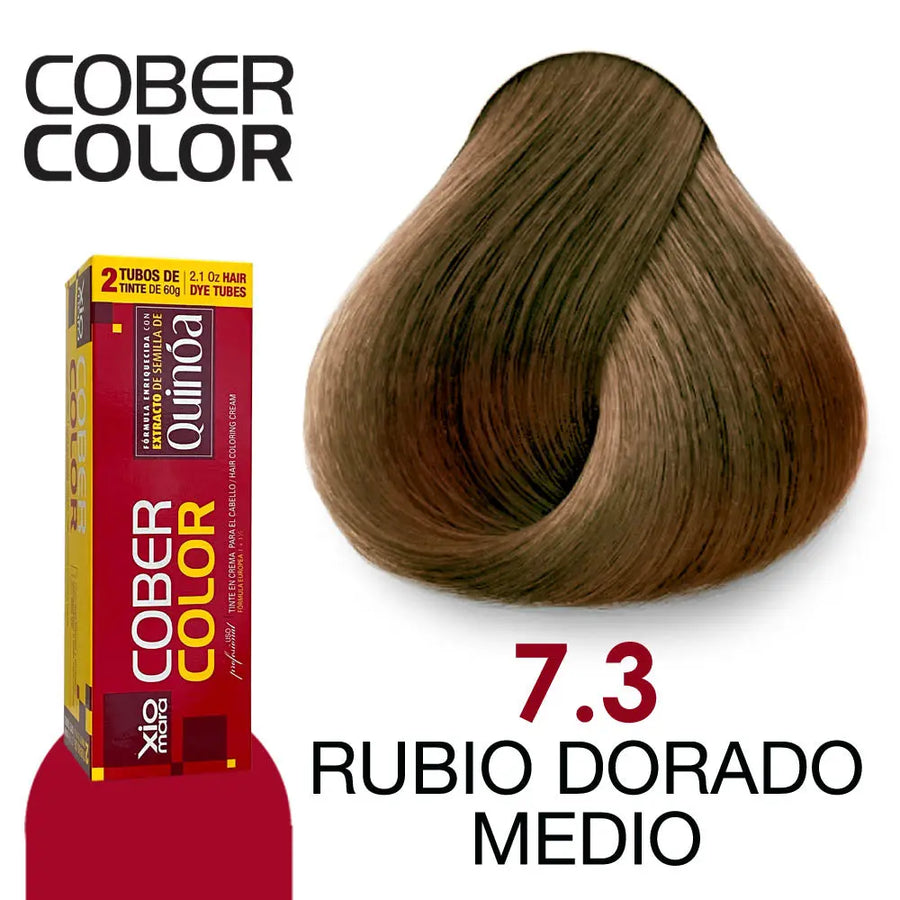 TINTE XIOMARA CC7.3 RUBIO DORADO MEDIO 120GR Perfumería la Mora